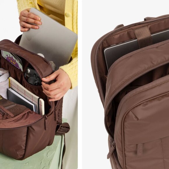 Monochrome Luka 15 inch Laptop Backpack in Walnut by Calpak - Picture 4 of 4